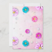 花のパターン7 サンキューカード (正面)