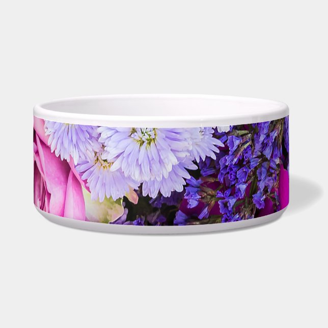 花のパターン8 ボウル (正面)