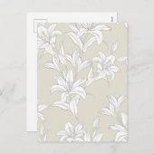 花のパターン9 シーズンポストカード (正面/裏面)