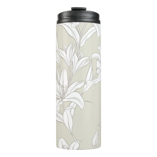 花のパターン9 タンブラー (正面)