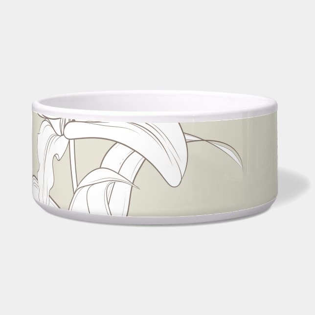 花のパターン9 ボウル (正面)