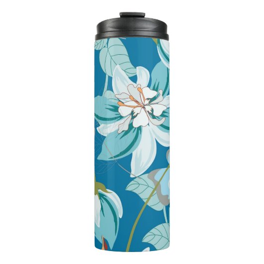 花のパターン、多用途の花のデザイン。 タンブラー (正面)