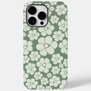 花のパターン – 緑 Case-Mate iPhone 14 PRO MAXケース