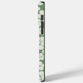 花のパターン – 緑 Case-Mate iPhoneケース (裏面 / 左)