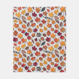 花のパター落ちたン離れ4 – 毛布 フリースブランケット