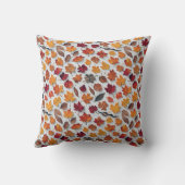 花のパター落ちたン離れ4 -装飾用クッション クッション (裏面)