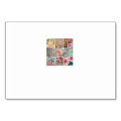 花のパッチワーク テーブルナンバー (裏面)