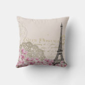 花のパリ クッション (裏面)