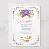 花のパースレー アンナプラシャン 初米式 招待状 (正面)