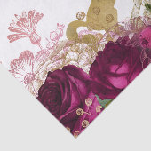 花のパーティー組織の美しいユニコーン 薄葉紙 (詳細)