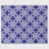 花のビクトリアンなレース ラッピングペーパー (フラット)