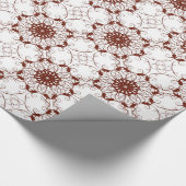 花のビクトリアンなレース ラッピングペーパー (角)