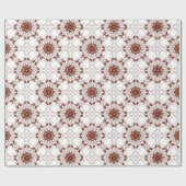 花のビクトリアンなレース ラッピングペーパー (フラット)