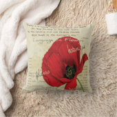 花のビクトリアンな言語 クッション (ブランケット)