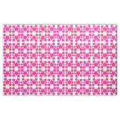 花のピンクの要素 ファブリック (ヤード)