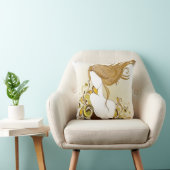 花のファッションの女の子の枕 クッション (椅子)