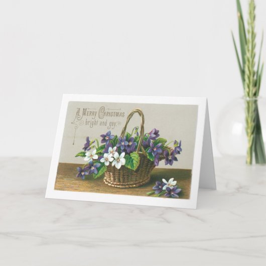 花のファッションド旧聖降誕祭 シーズンカード (正面)