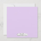 花のファンタジーありがとうカード サンキューカード (裏面)