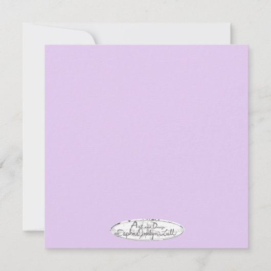 花のファンタジーありがとうカード サンキューカード (裏面)