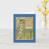 花のファンタジーの挨拶状 カード (黄色い花)