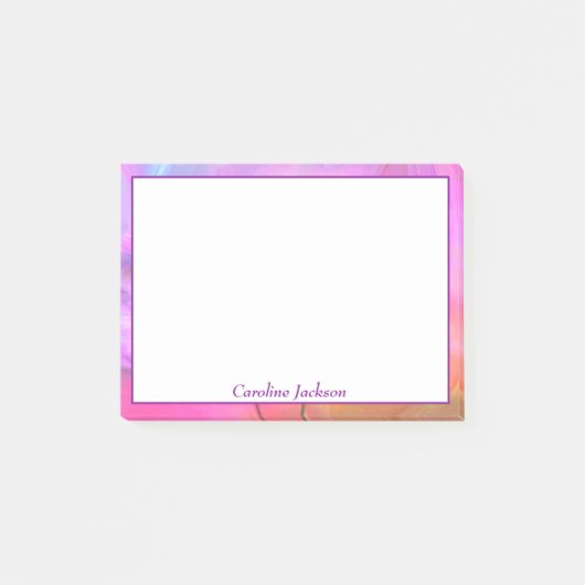 花のファンタジー オーダーメイド ポストイット (正面)