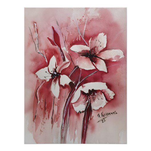 花のファンタジー ポスター (正面)