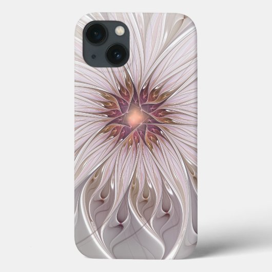 花のファンタジー、抽象的なモダンパステルフラワー Case-Mate iPhoneケース (裏面)