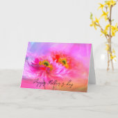 花のファンタジー 母の日 カード (黄色い花)