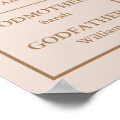 花のファーストコミュニオン豆知識 フォトサイン ポスター (角)