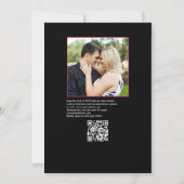 花のフィエスタ ウェディング フォト & 詳細情報のQRコード 招待状 (裏面)