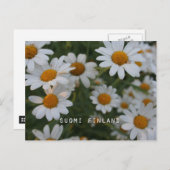 花のフィンランド、8番目のシリーズ ポストカード (正面/裏面)
