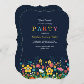 花のフィールド招待状 招待状 (正面/裏面)