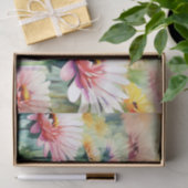 花のフィールド – ガーベラデイジー(A)水色 薄葉紙 (ギフト)