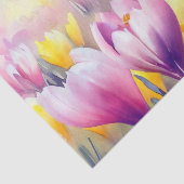 花のフィールド – クロッカス(D)水色 薄葉紙 (詳細)