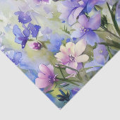 花のフィールド – コンソリダ(B)水色 薄葉紙 (詳細)