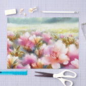 花のフィールド – シャクナゲ(C)水彩 薄葉紙 (クラフト)