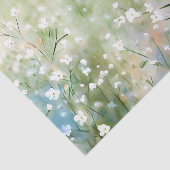 花のフィールド – ジプソフィラ(A)水色 薄葉紙 (詳細)