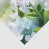 花のフィールド – ジャスミン(D)水色 薄葉紙 (詳細)