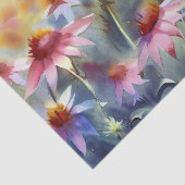 花のフィールド – スイカ(A)水色 薄葉紙 (詳細)