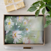 花のフィールド – デイジー(A)水色 薄葉紙 (ギフト)