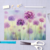 花のフィールド – ネギ， (D)水色 薄葉紙 (クラフト)