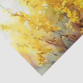 花のフィールド – フォルシンシア(C)水色 薄葉紙 (詳細)