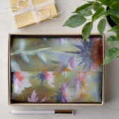 花のフィールド – ベニバナ(D)水色 薄葉紙 (ギフト)