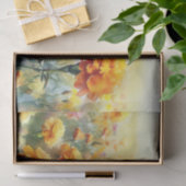 花のフィールド – マリゴールド(B)水色 薄葉紙 (ギフト)