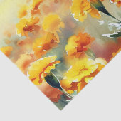 花のフィールド – マリゴールド(D)水色 薄葉紙 (詳細)