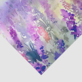 花のフィールド – ラベンダー(D)水色 薄葉紙 (詳細)