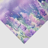 花のフィールド – ラベンダー(E)水色 薄葉紙 (詳細)