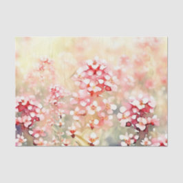 花のフィールド – ワックスフラワー(B)水色 薄葉紙