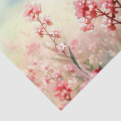 花のフィールド – ワックスフラワー(D)水色 薄葉紙 (詳細)