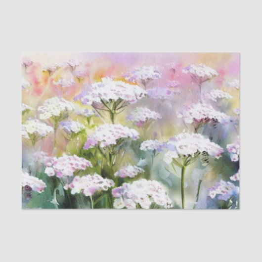 花のフィールド – 矢(A)水色 薄葉紙 (正面)